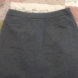 Talbots Gray Pencil Skirt
